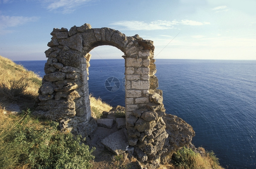 卡普卡利亚克拉位于东欧保加利亚巴尔奇镇附近的黑海海岸欧洲保加利亚黑海图片