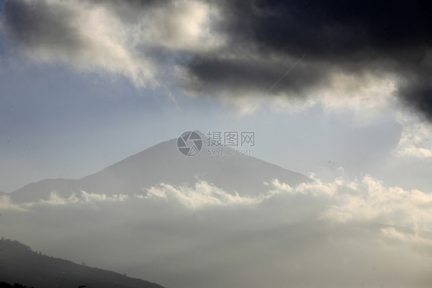 大西洋班牙加那利群岛的西班牙加那利群岛特内里夫的火山地表图片