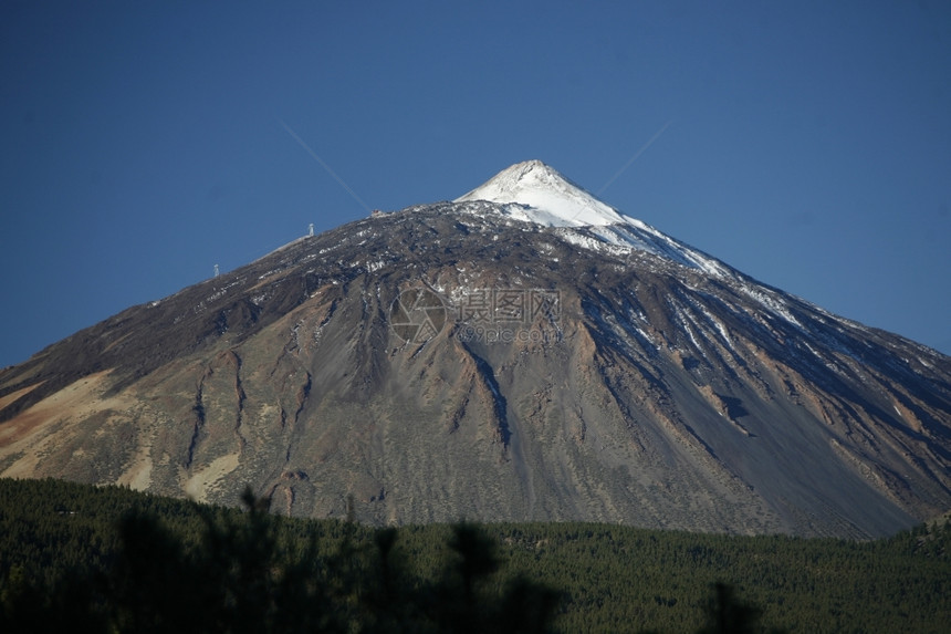 大西洋班牙加那利群岛的西班牙加那利群岛特内里夫的火山地表图片