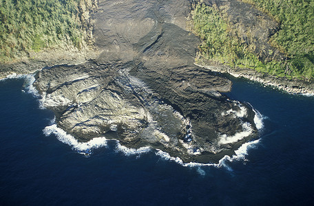 非洲印度洋留尼汪岛四经火山的地貌平原高清图片