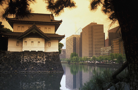 位于日本东京皇宫的市中心位于亚洲的日本东京皇宫xA图片