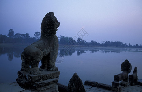 普拉查普位于东南亚柬埔寨暹罗里普镇的吴哥普瑞普拉萨特神庙的景观亚洲柬埔寨吴哥普瑞普拉萨特背景