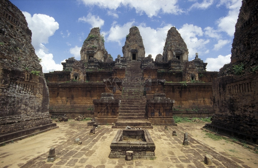 位于东南亚柬埔寨暹罗里普镇的吴哥窟前鲁普神庙亚洲柬埔寨吴哥图片