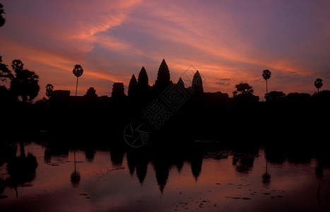 瓦赫泽肯东南亚柬埔寨高清图片