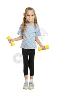 女孩着锻炼身体图片