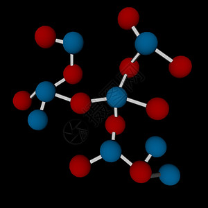 黑色上的分子或基本结构图片
