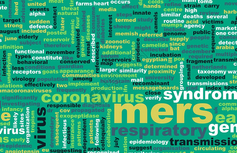 MERS或中东呼吸系统综合征图片