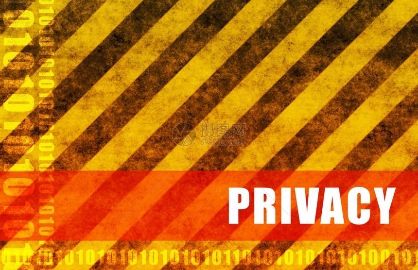 隐私警告信息作为背景图片