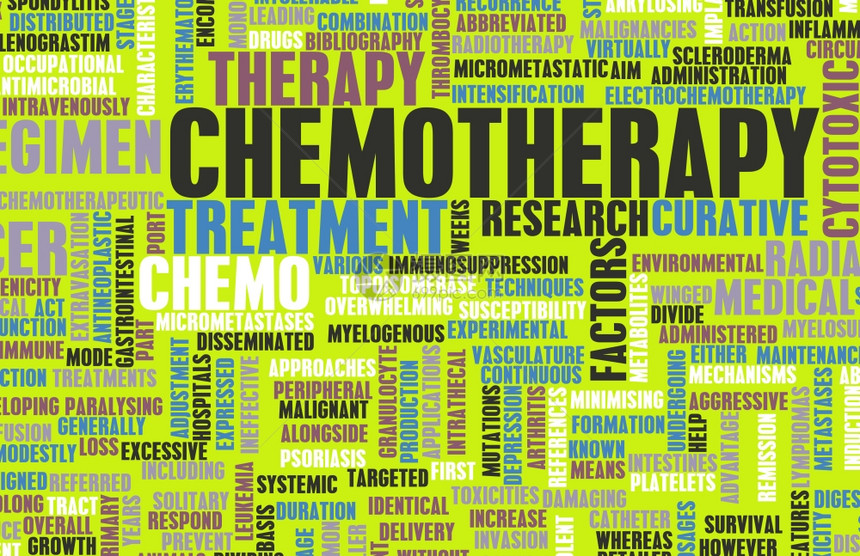 化疗作为一种具有副用的医学概念图片