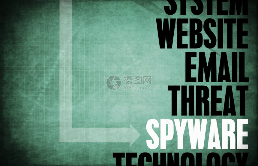 Spyware计算机安全威胁和保护图片