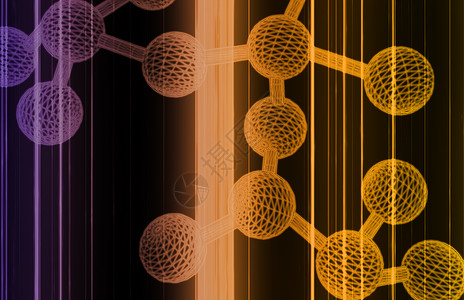 高分子具有原子细胞结构的科学背景背景