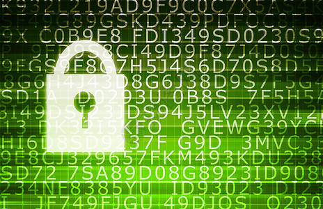 加密保护脆弱信息的安全数据背景图片