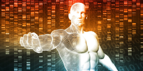 遗传学和DNA科医研究概念未来摘要图片