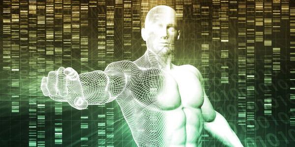 基因改造作为一门科学概念工业艺术现代数字经济图片