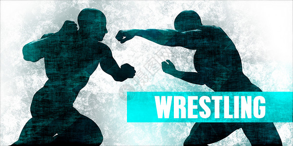 摔跤战斗艺术自保卫训练概念摔跤背景图片