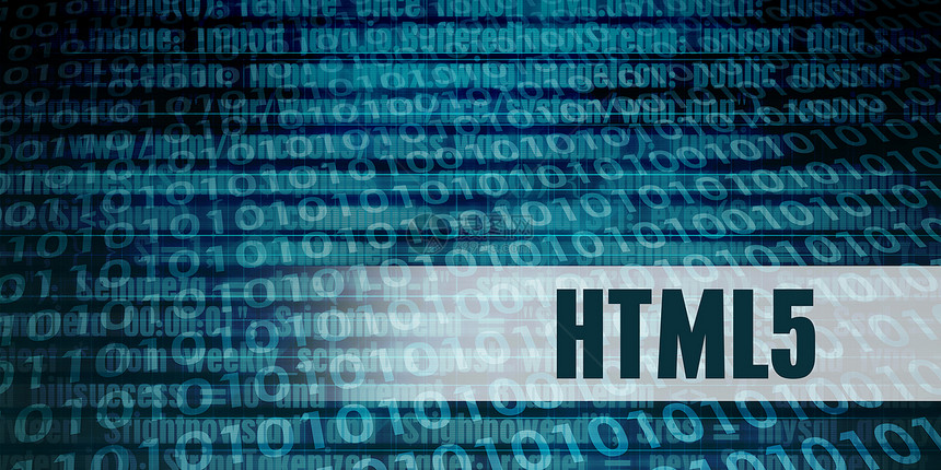 Html5发展语言作为一种编码概念图片