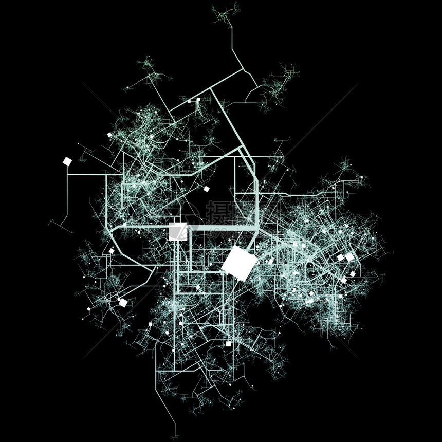 城市发展和扩大的运输系统图片