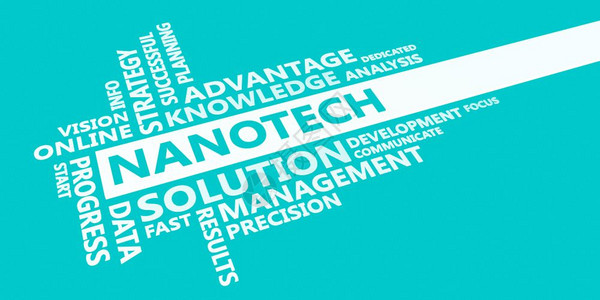 Nanotech蓝白介绍背景背景图片