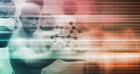 以分子概念为的医学研究图片