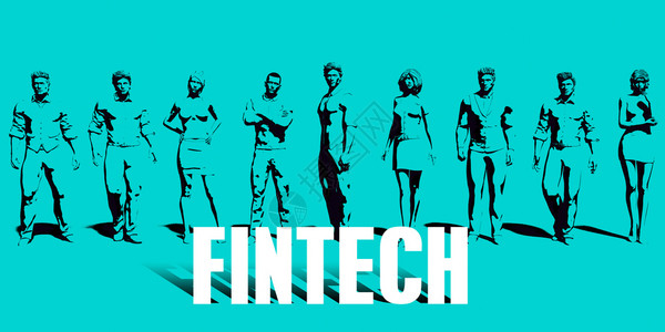金融科技专注于与商界人士联合艺术金融科技图片