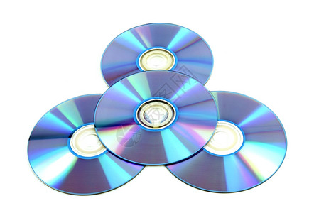白色背景的CDDVD磁盘背景图片
