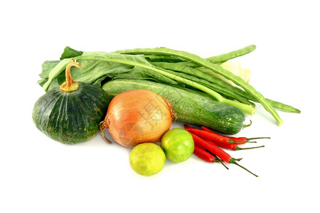 白色背景上的蔬菜混合图片