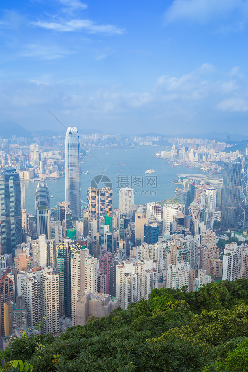 香港的天际线图片