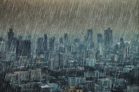 泰国曼谷市降雨减少图片