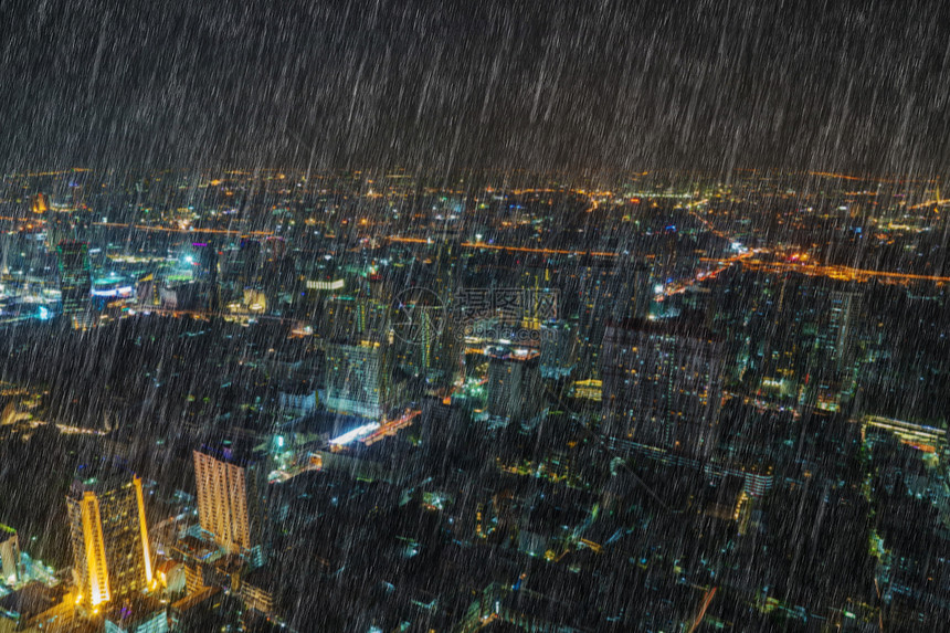泰国曼谷市降雨减少图片