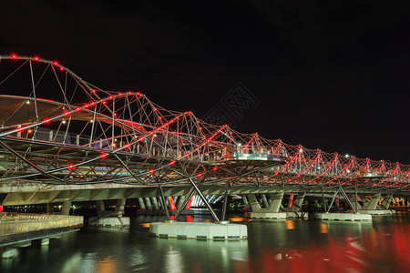 新加坡的Helix桥图片