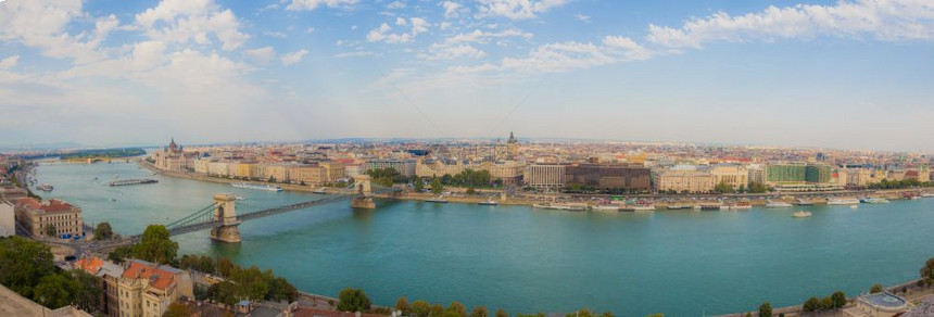 匈牙利布达佩斯市的全景图片