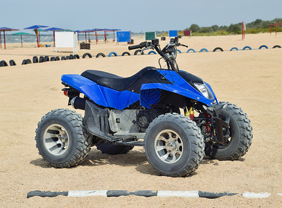 小型ATV租赁海上滩服务上滩租赁服务高清图片