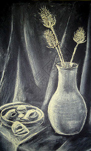 静物画一幅描绘静物的画一个有花的花瓶静物画描绘静物的画一个有花的花瓶图片