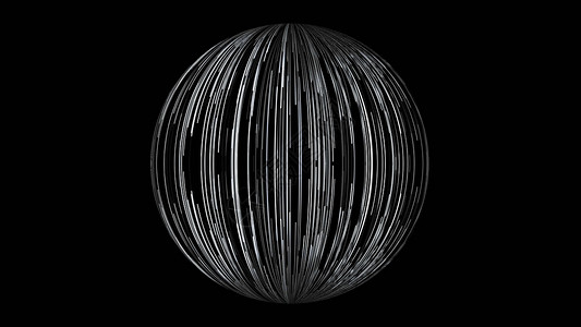 摘要背景由直线形成一个球体摘要背景由直线形成一个球体3d投影图片