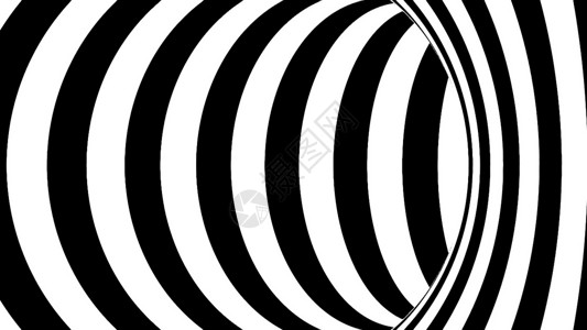 黑白隧道3D解释数字插图背景图片