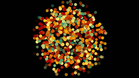由圆环组成的多彩球体抽象的多彩背景抽象的多彩背景3d翻譯背景图片