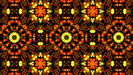 彩色Kaleidoscopic视频背景摘要3d投影图片