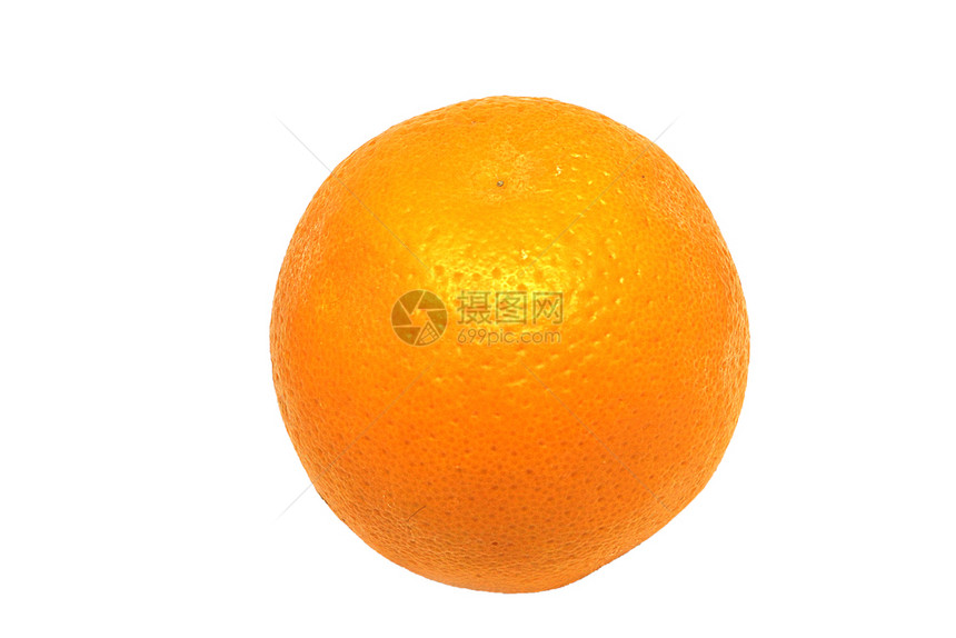 白色背景的新鲜橙子图片
