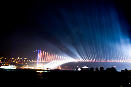 在伊斯坦布尔市风景博斯波鲁大桥上图片