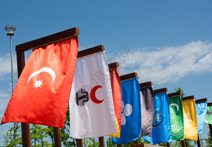 历史上16个土耳其帝国的旗帜图片