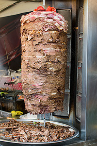 土耳其传统烤肉背景图片