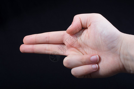 用手指指着手的手势手指指指点点的手势手似的黑色手图片