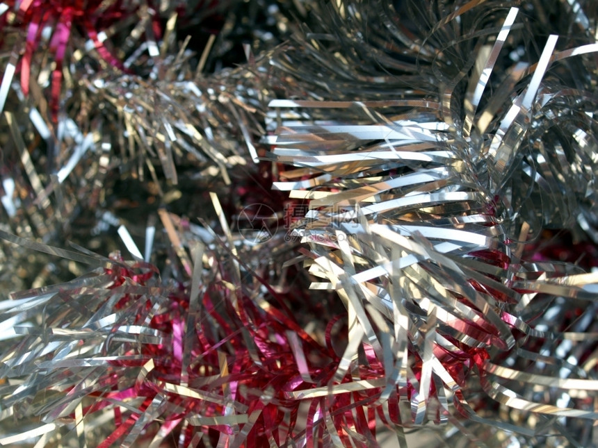 圣诞小锡罐树作为背景图片