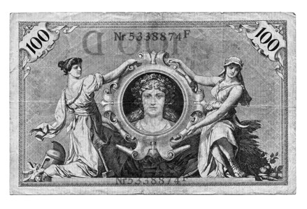 马克1908年德国帝意志10马克钞票图片