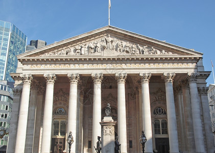 皇家证券交易所伦敦英国格兰图片
