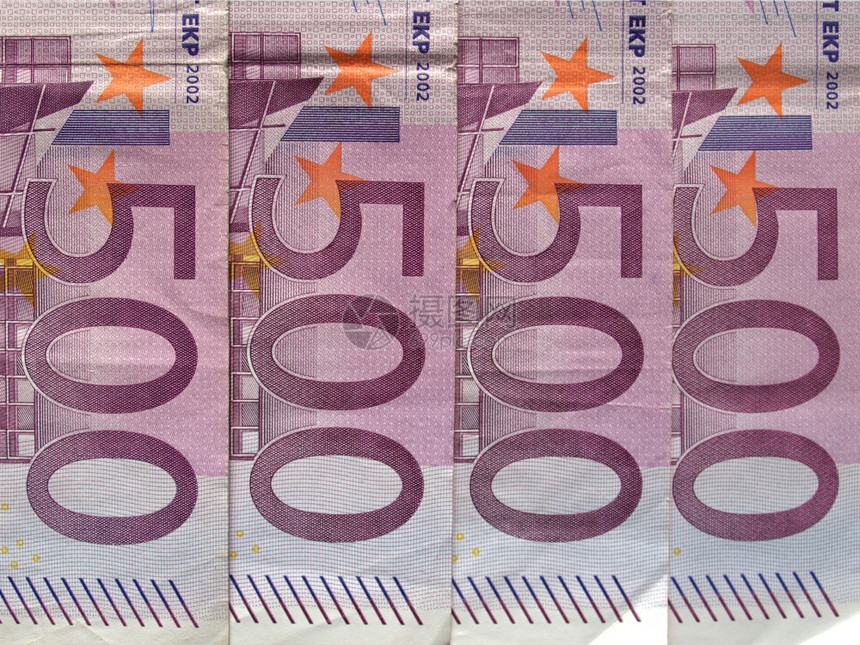 欧元注现钞洲联盟货币图片