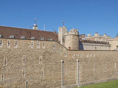 伦敦铁塔中世纪城堡和监狱图片