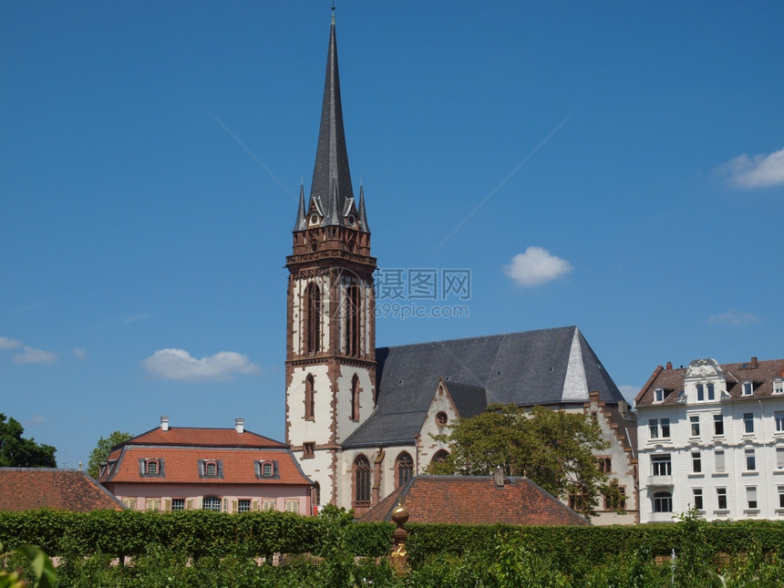 德国达姆施塔特圣伊丽莎白教堂图片