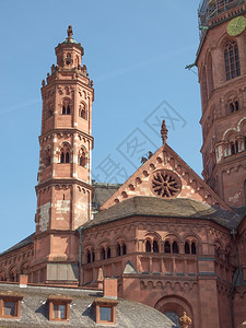 美因茨大教堂德国美因茨大教堂图片
