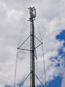 通讯塔无线电杆天图片